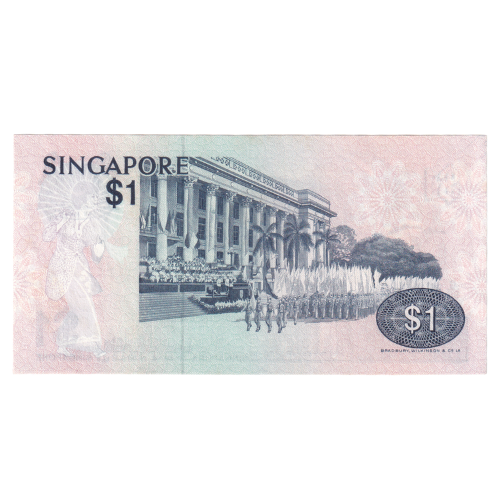 Singapore 1980 1 Dollar VF G/98 353761 Banknote