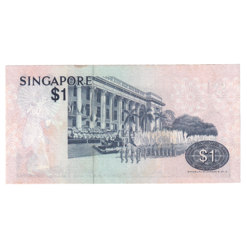 Singapore 1980 1 Dollar VF G/98 353775 Banknote