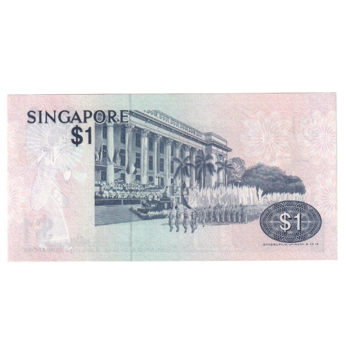 Singapore 1980 1 Dollar VF G/98 353760 Banknote