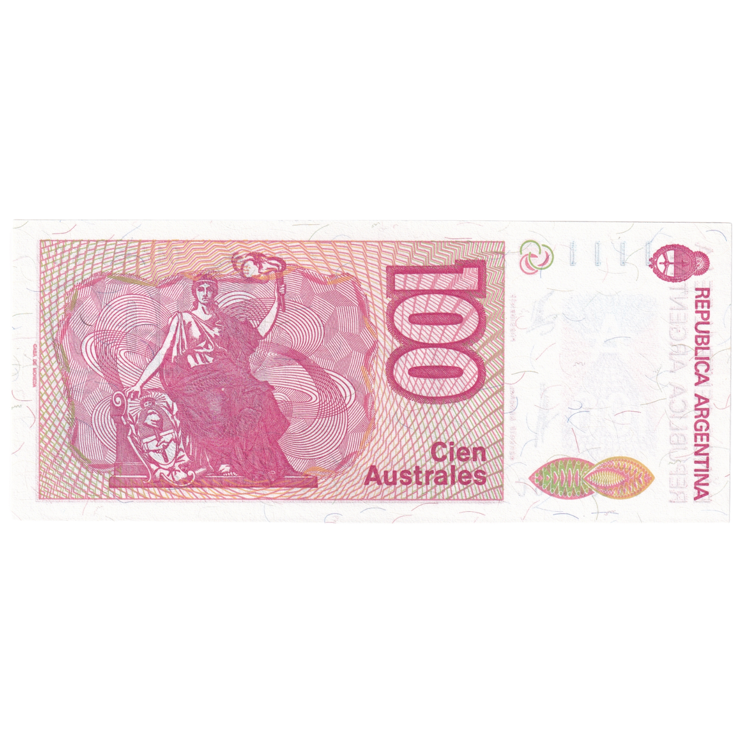 Argentina 1985-1990 100 Australes UNC 04402916C Banknote