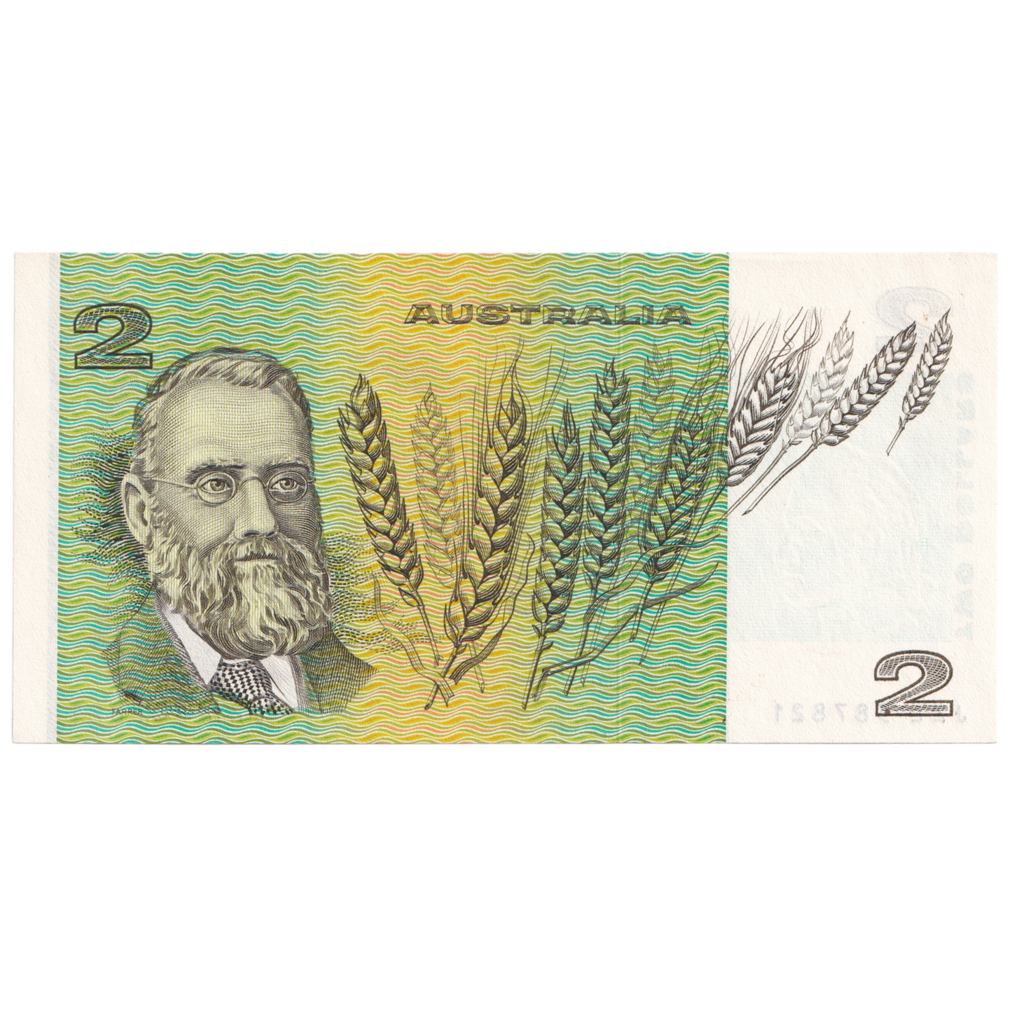 Australia 1966-1973 2 Dollars UNC JZL 587821 Banknote