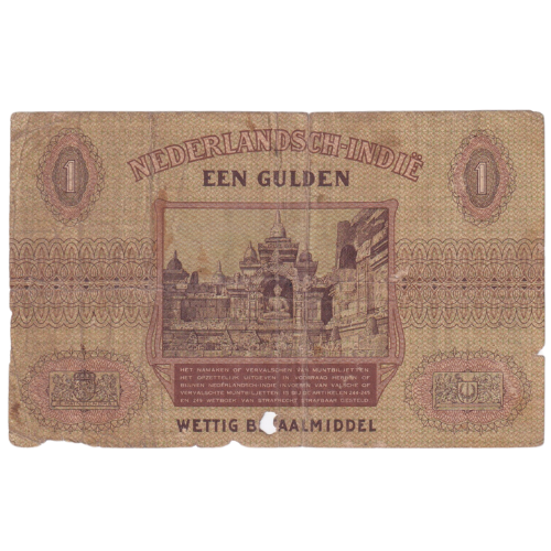 Netherlands 1940 1 Indie G FD031645 Banknote