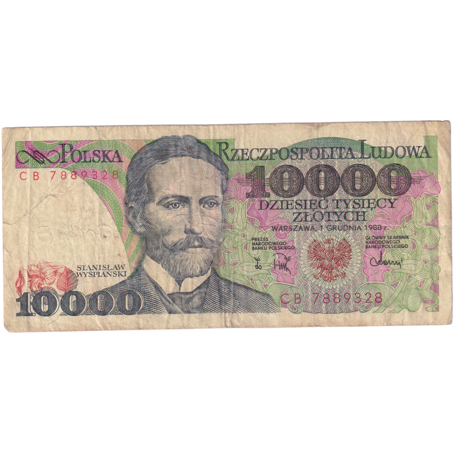 Poland 1988 10000 Zlotych CB 7889328
