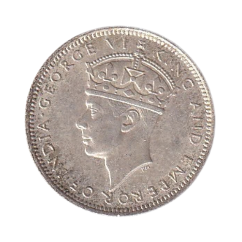 Malaya 1939 20 Cents VF King George VI Coin