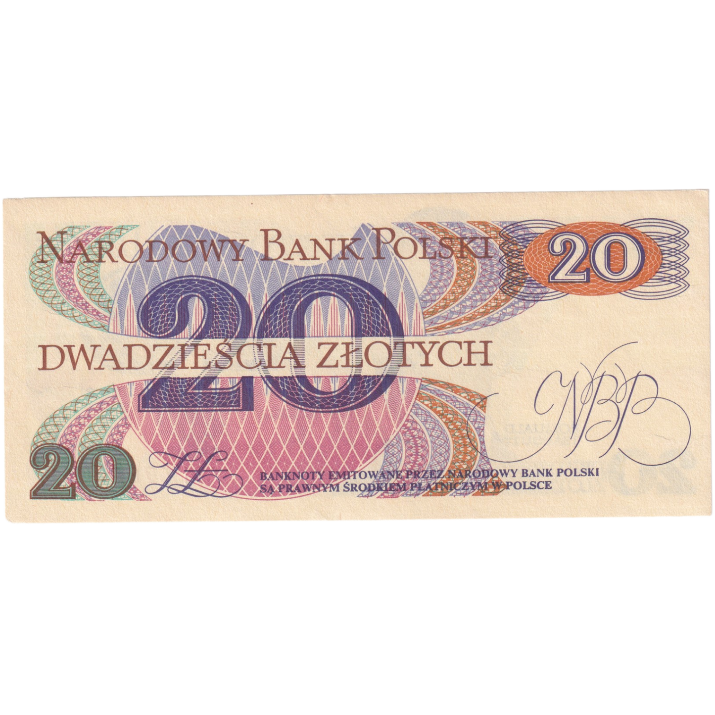 Poland 1982 20 Zlotych UNC AM 6702806 Banknote