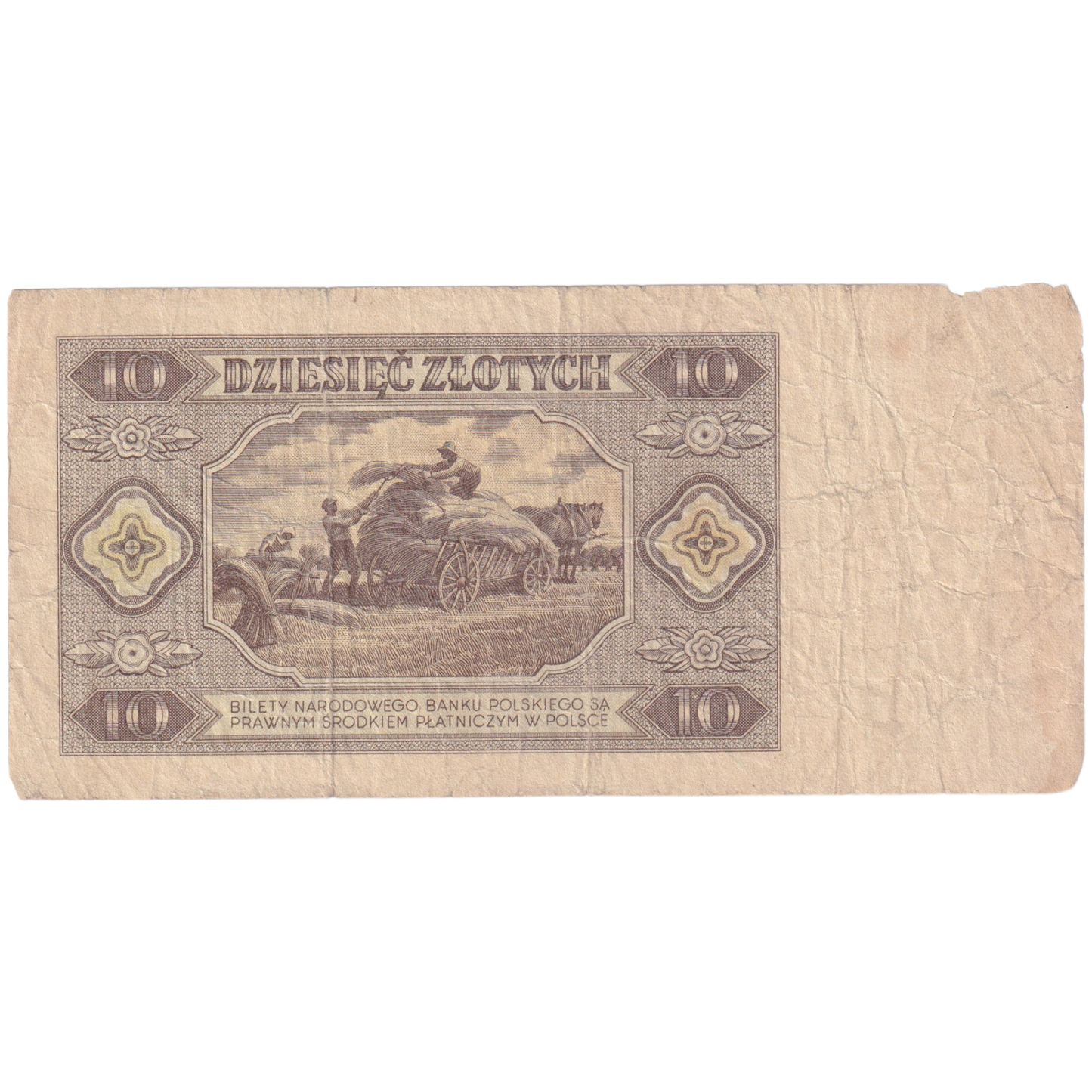 Poland 1948 10 Zlotych F AP 2511669 BAnknote