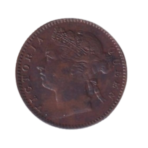 Straits Settlements 1901 1/4 Cent VF Victoria Queen Coin