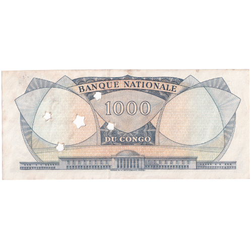 Congo 1964 1000 Francs BA 588144