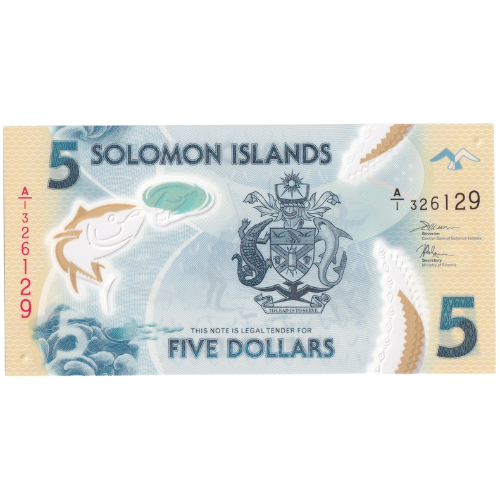 Solomon Islands 5 Dollars A/I 326129