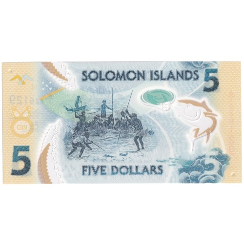 Solomon Islands 5 Dollars A/I 326129