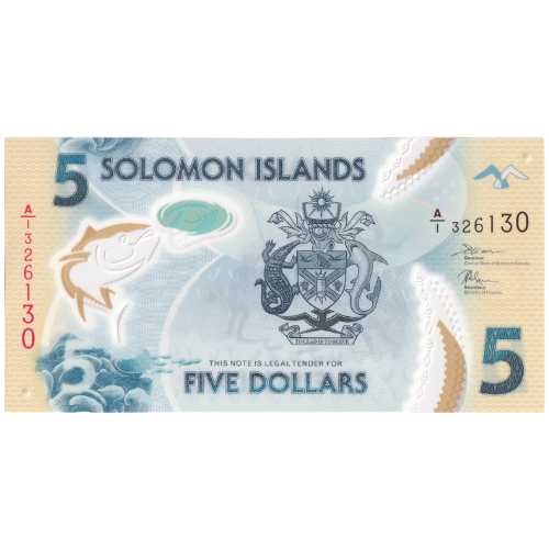 Solomon Islands 5 Dollars A/I 326130