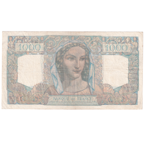 France 1948 1000 Francs F G.404 15096 Banknote
