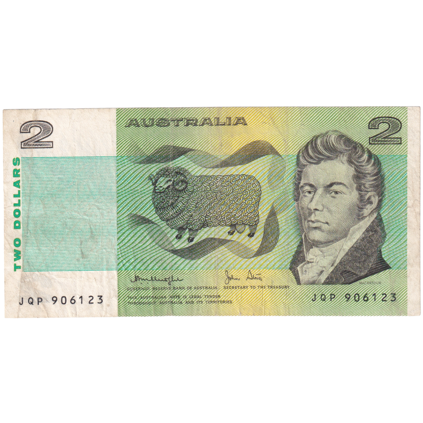 Australia 1966-1973 2 Dollars JQP 906123