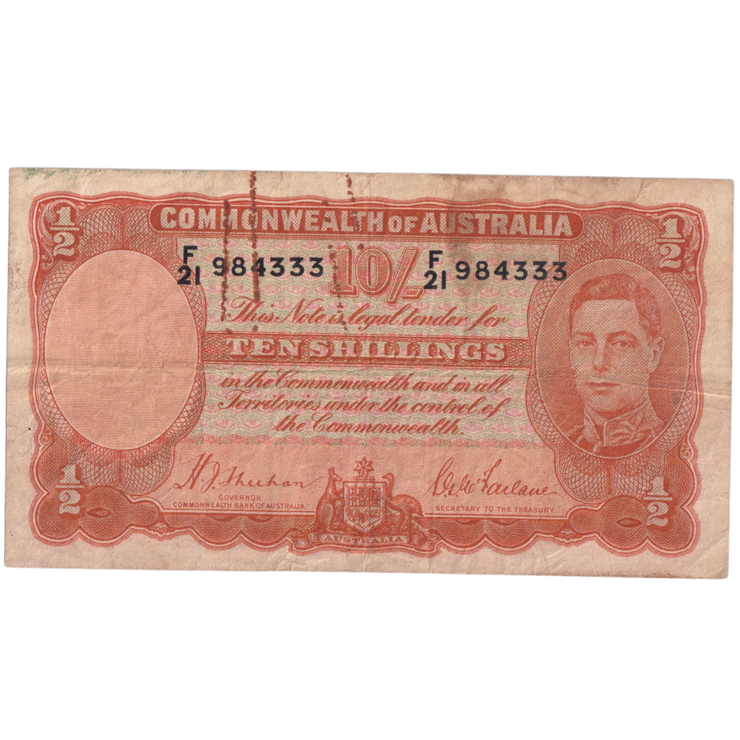 Australia 1939-1952 10 Shillings 984333