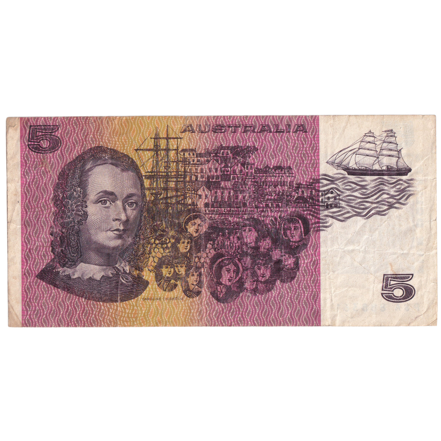 AUSTRALIA 1974-1991 5 DOLLARS VF PSA888361 Banknote