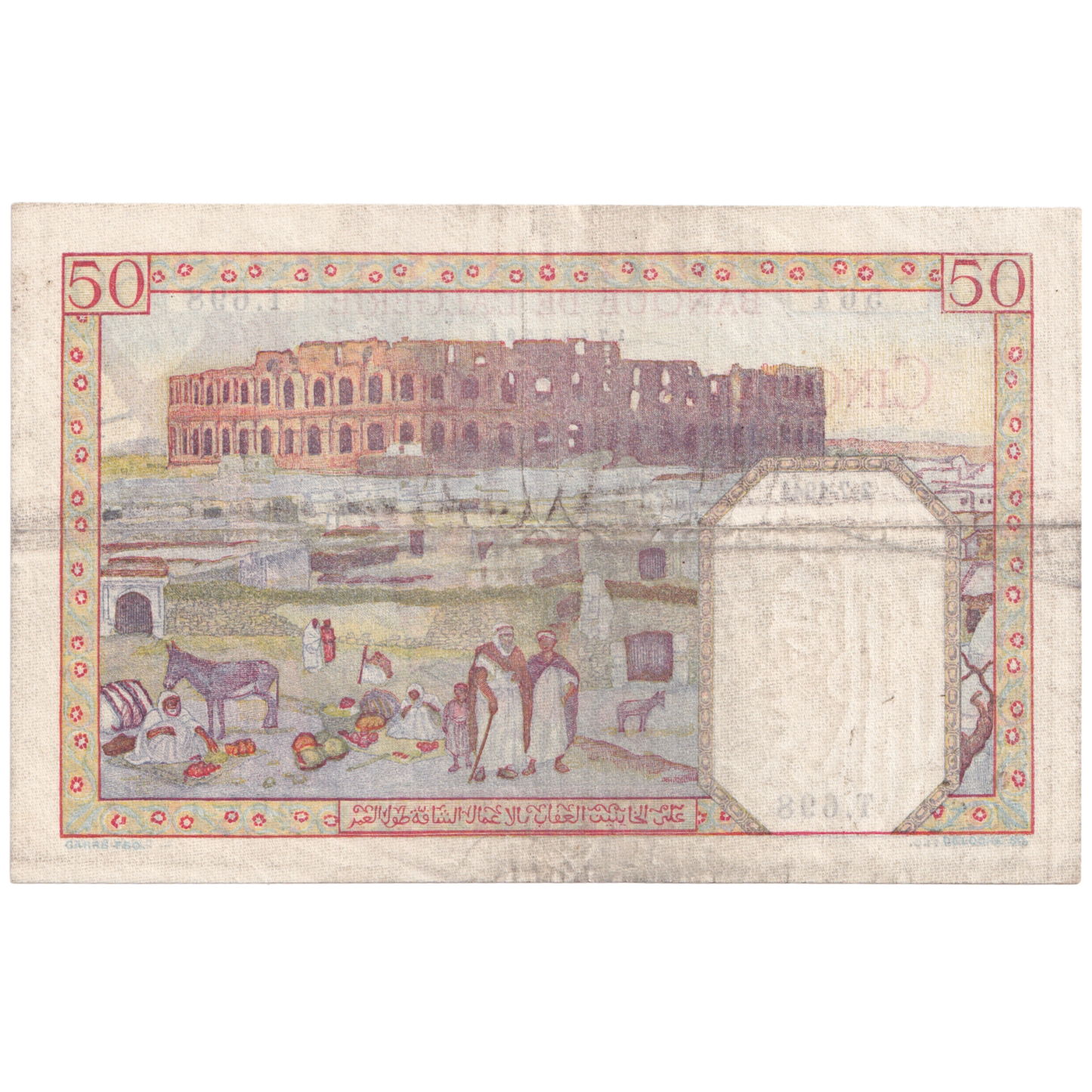 ALGERIA 1941 50 FRANCS T.698 564