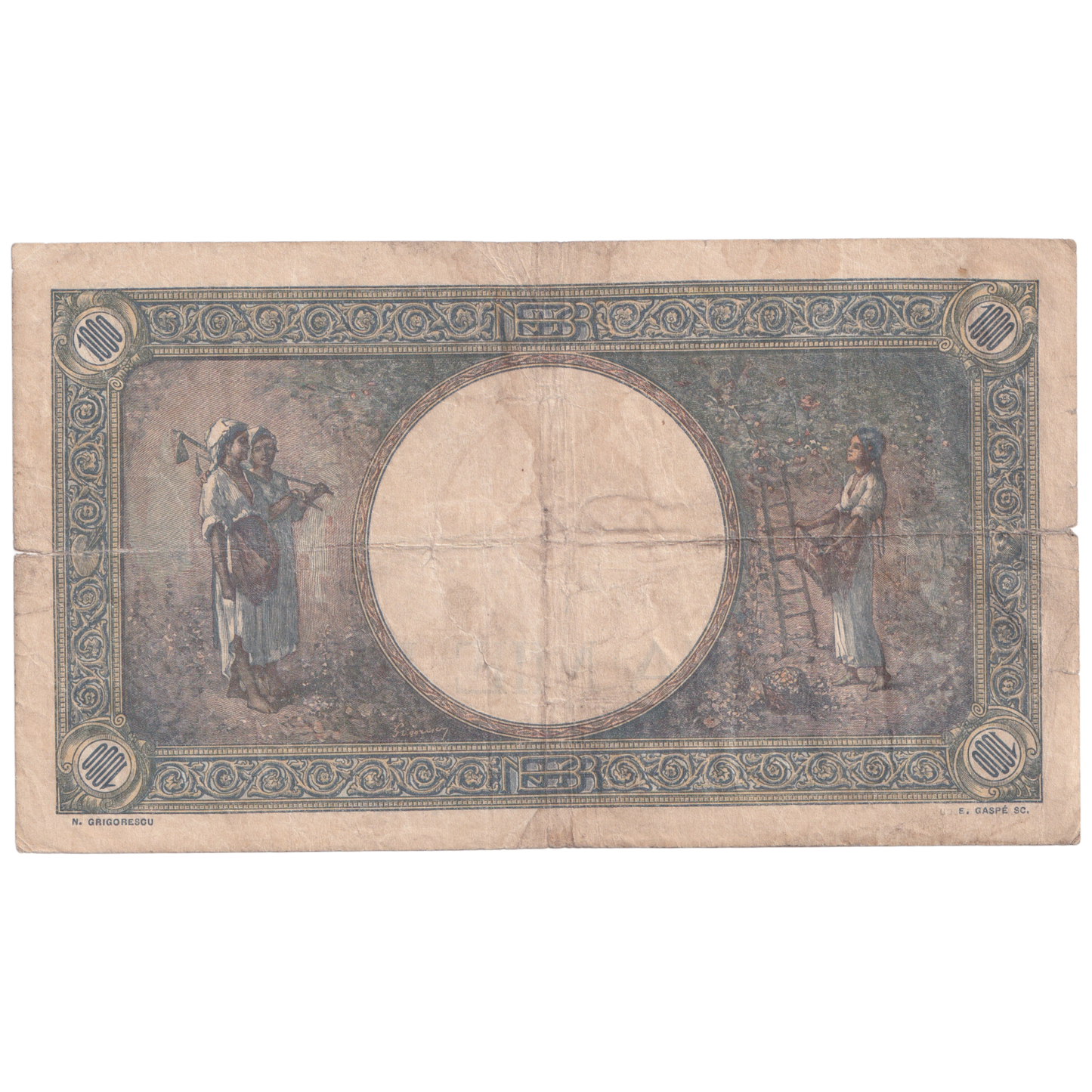 ROMANIA 1993 1000 LEI VF K.1782 0178 Banknote