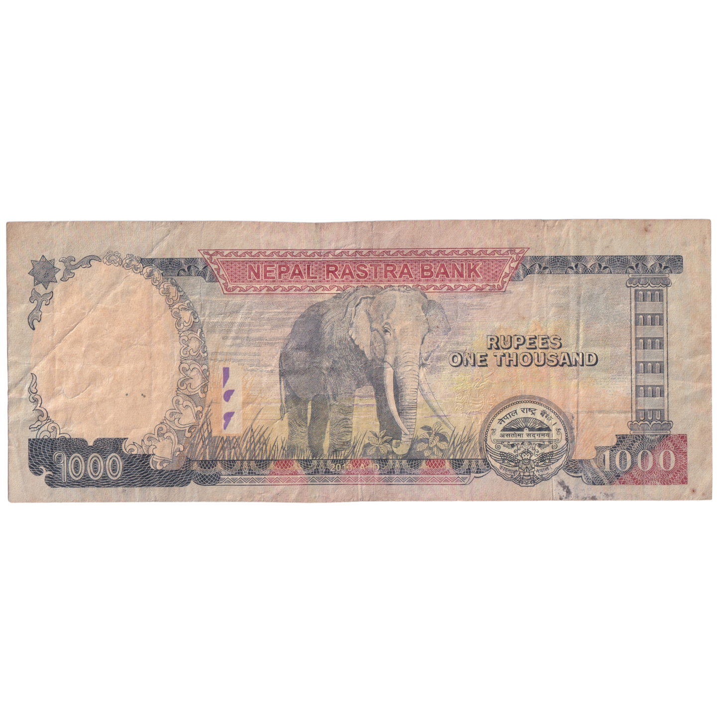 NEPAL 2012 1000 RUPREES VF 257333 Banknote