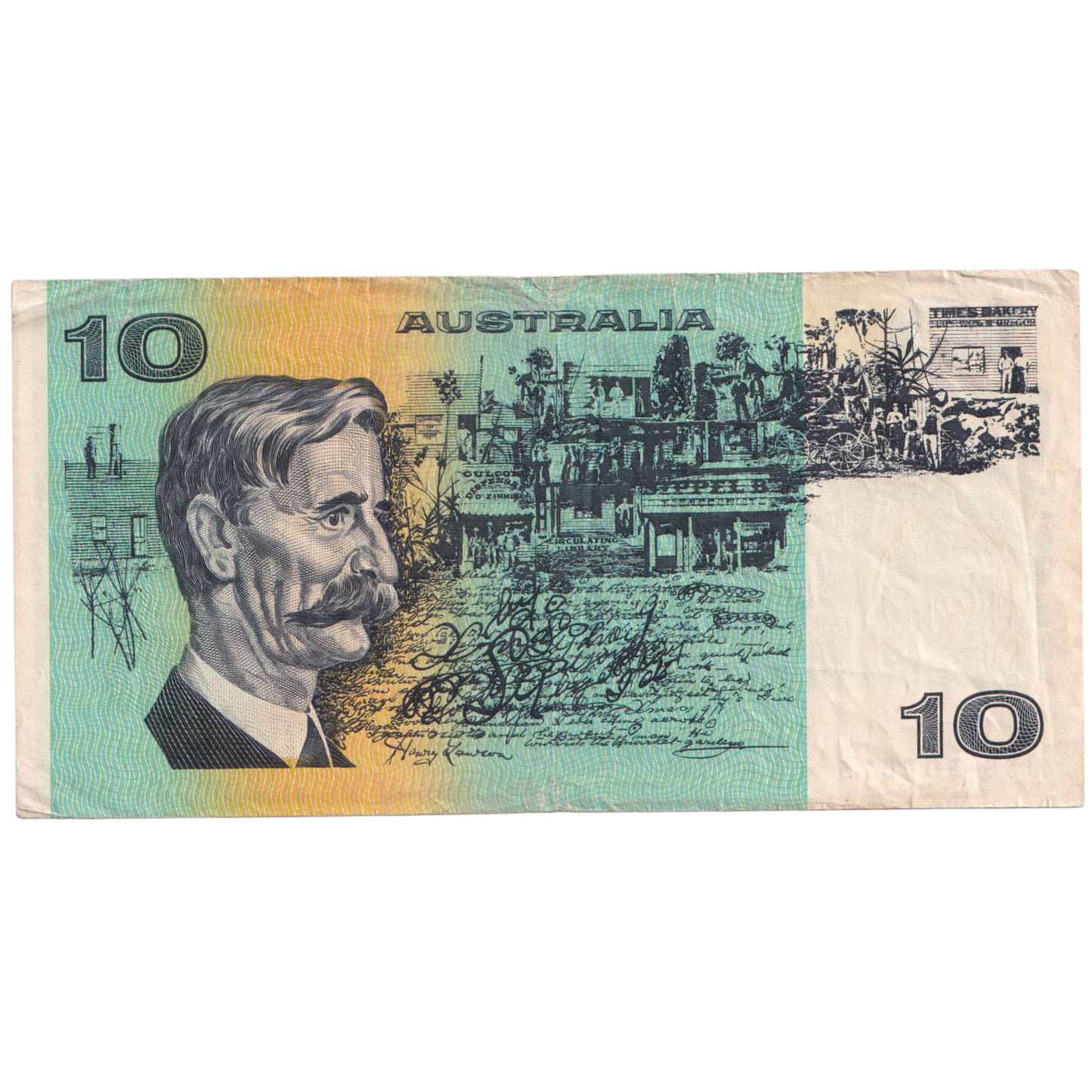 AUSTRALIA 1979 10 DOLLARS EF UXS 307813 Banknote