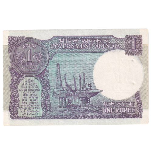 India 1988 1 Rupee F 80S 566712 Banknote