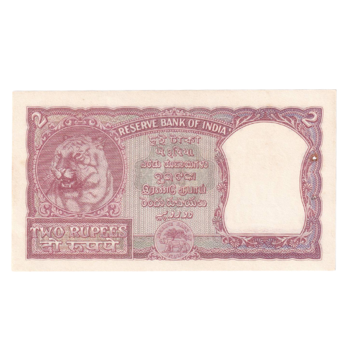 India 1950-1995 2 Rupees F K22 311359 Banknote
