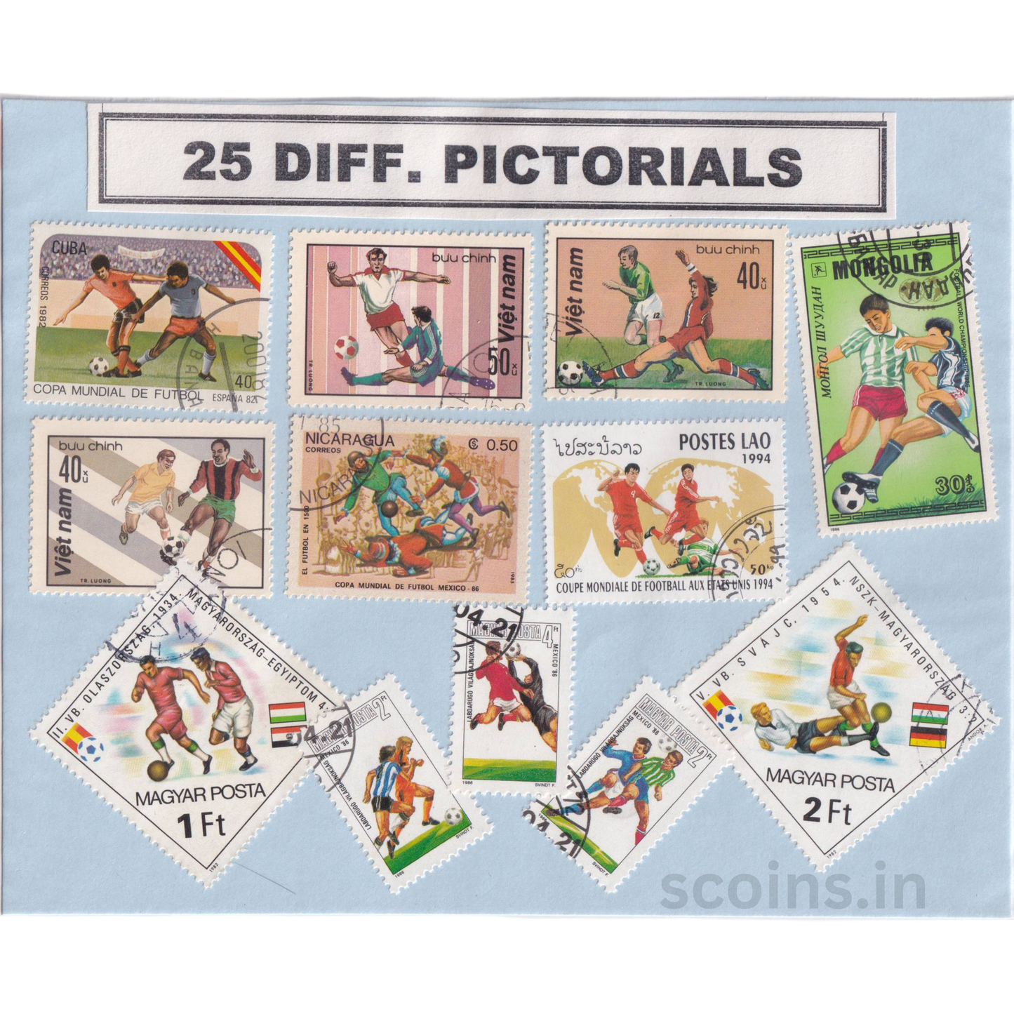 WORLD 25 DIFF PICTORIALS