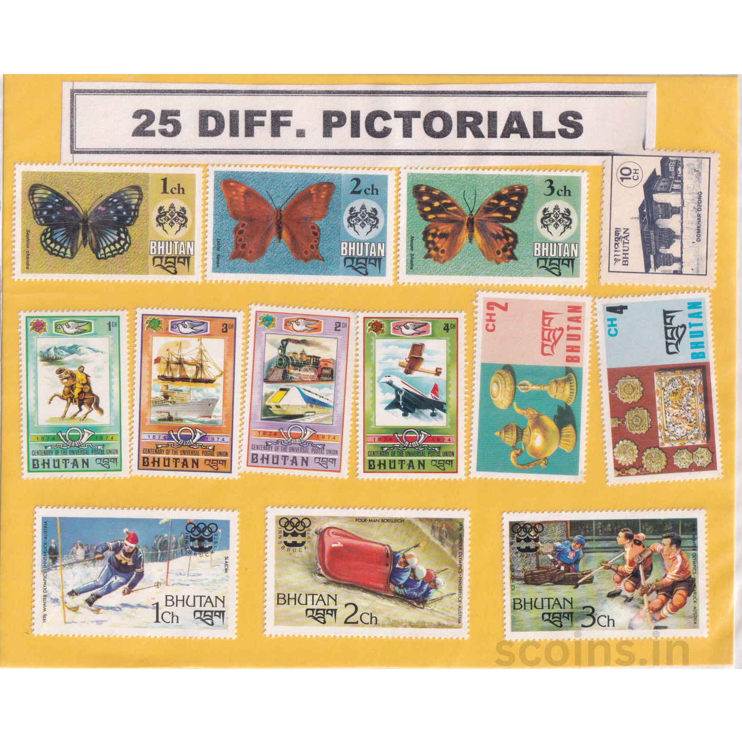 WORLD 25 DIFF PICTORIALS