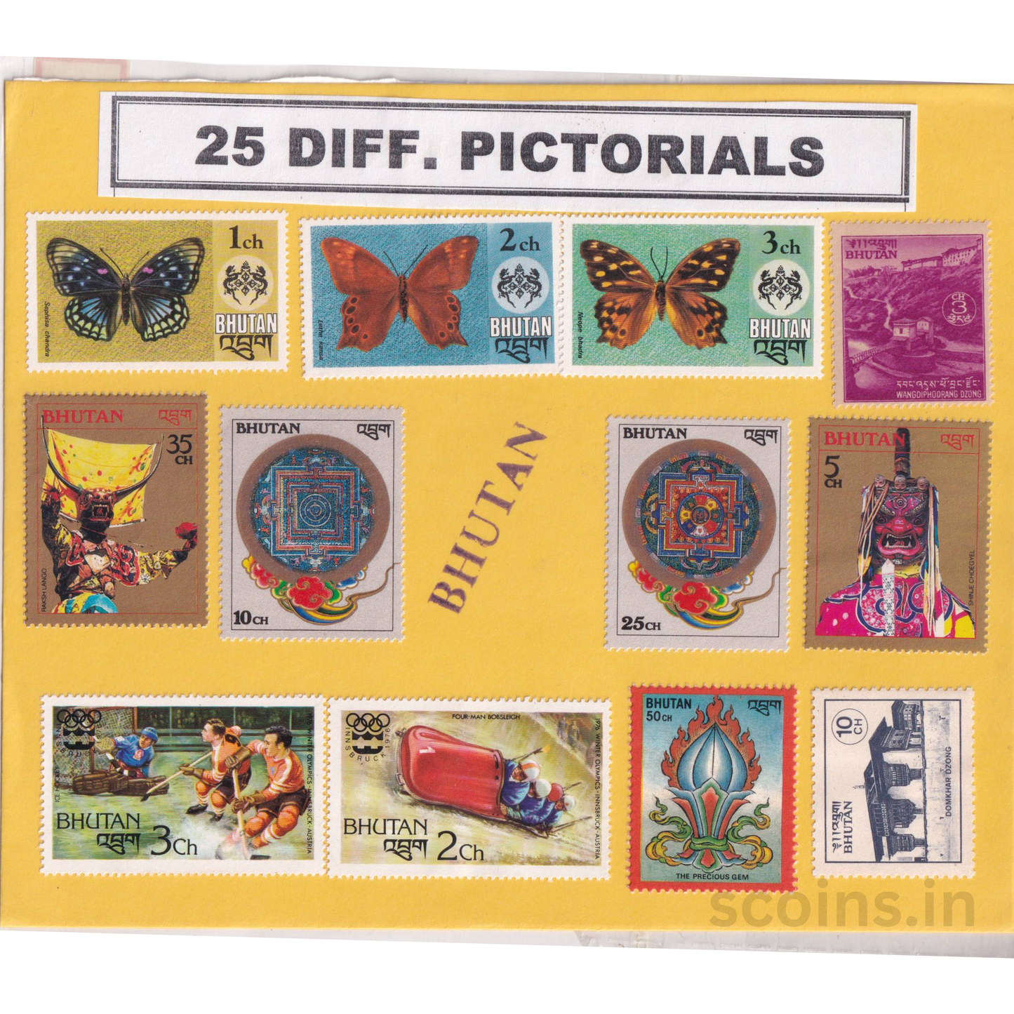 WORLD 25 DIFF PICTORIALS