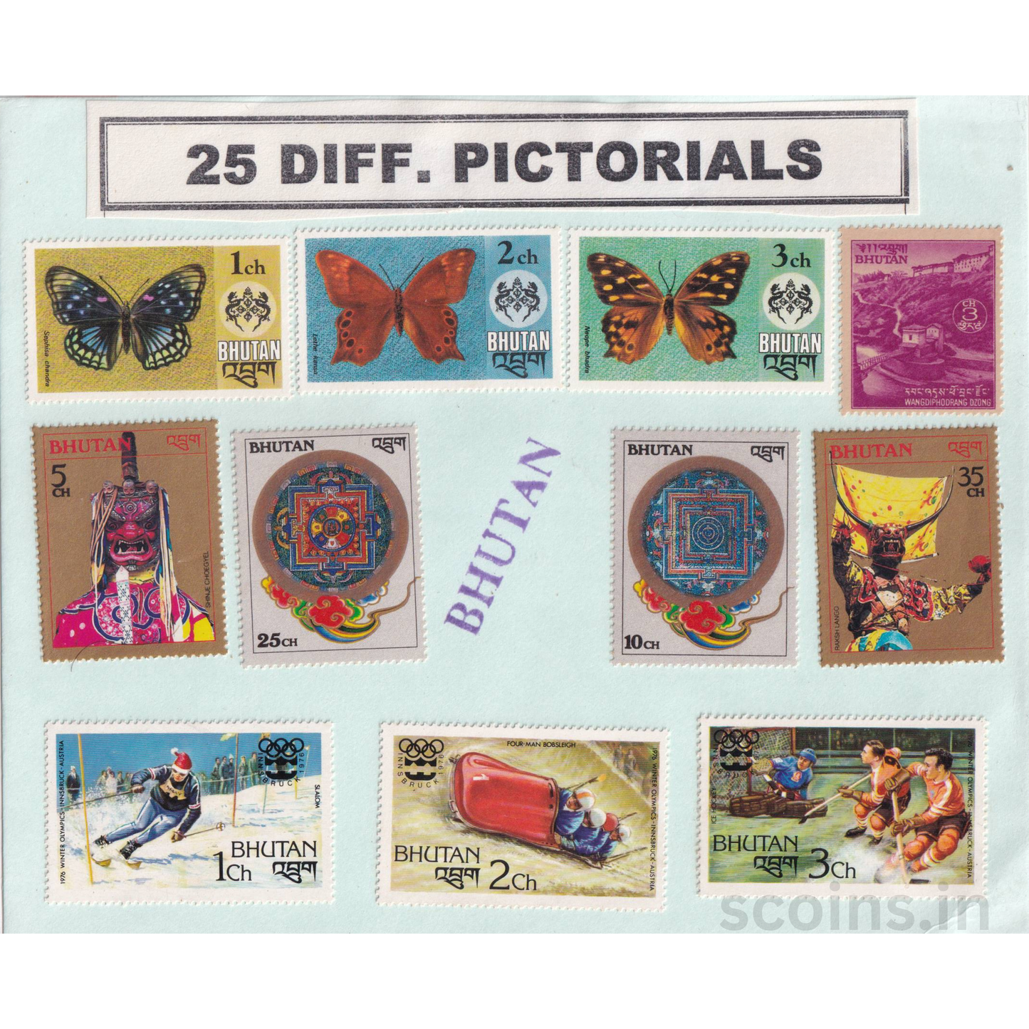 WORLD 25 DIFF PICTORIALS