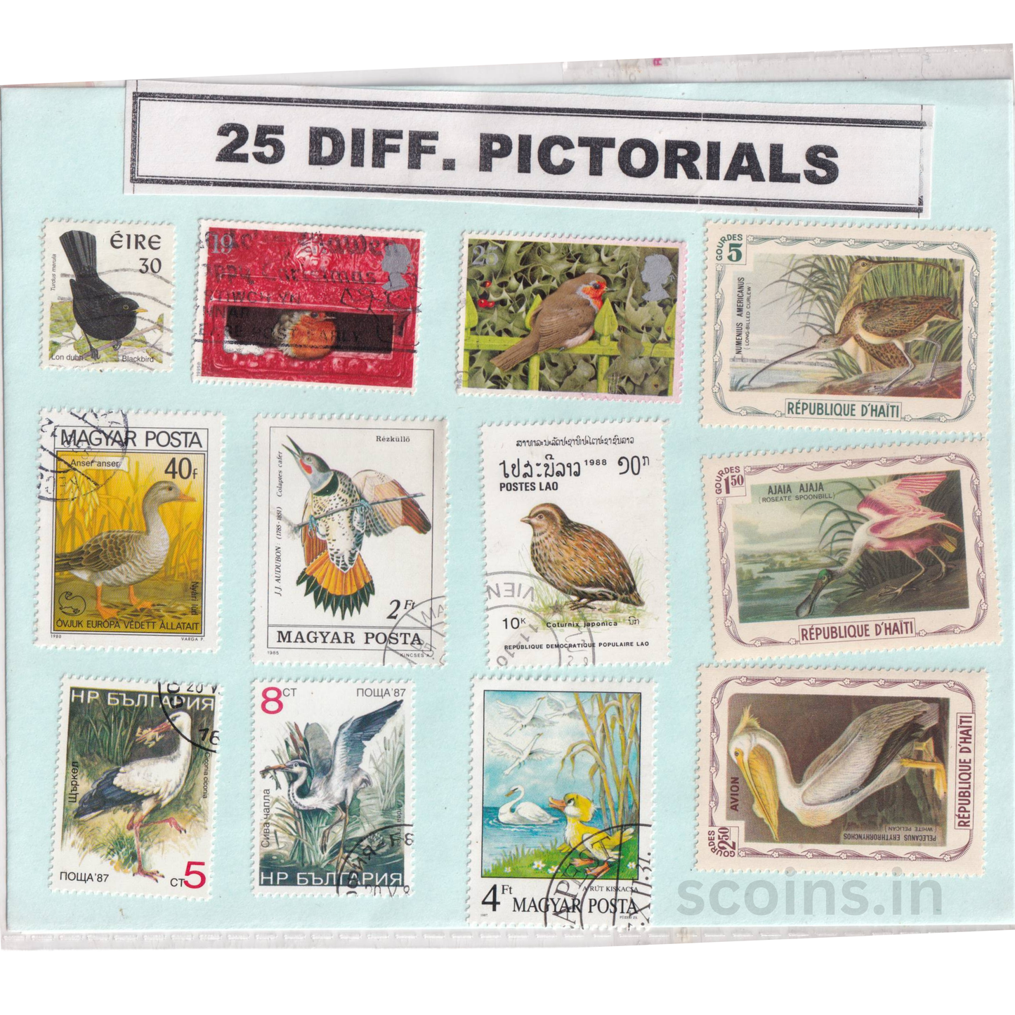 WORLD 25 DIFF PICTORIALS