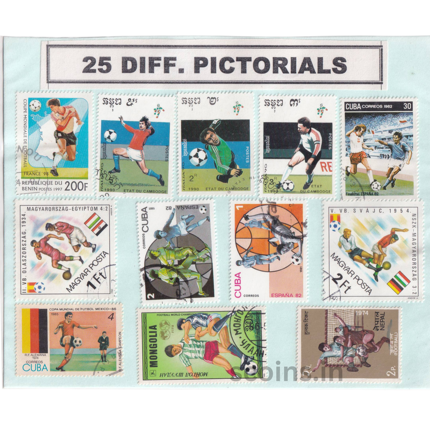 WORLD 25 DIFF PICTORIALS