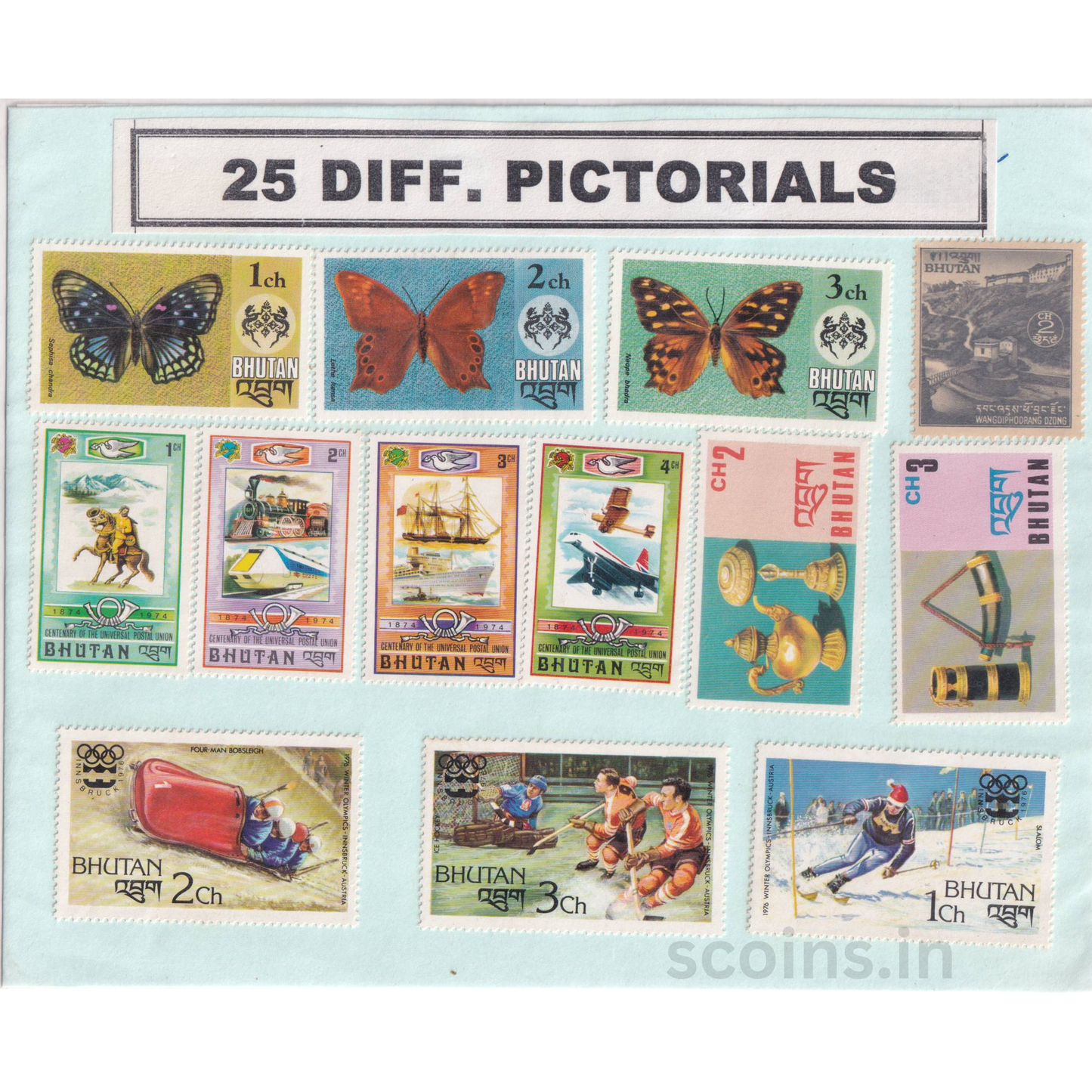 WORLD 25 DIFF PICTORIALS