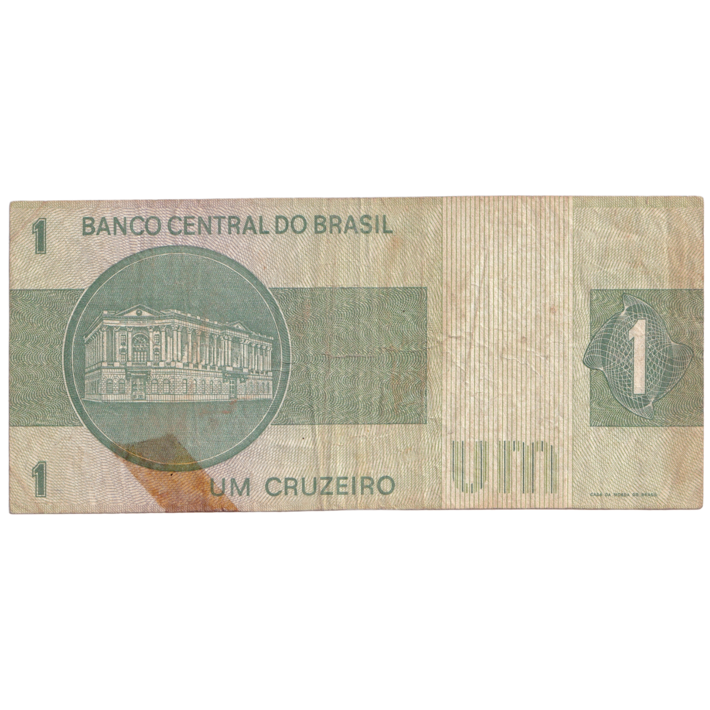 Brazil 1990 1 Cruzeiro F B15113062906 Banknote