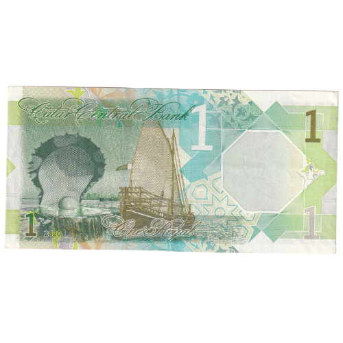 Qatar 2020 1 Riyal VF 872090 Banknote