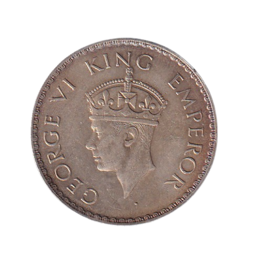 India 1940 1 Rupee F George King Emperor Coin