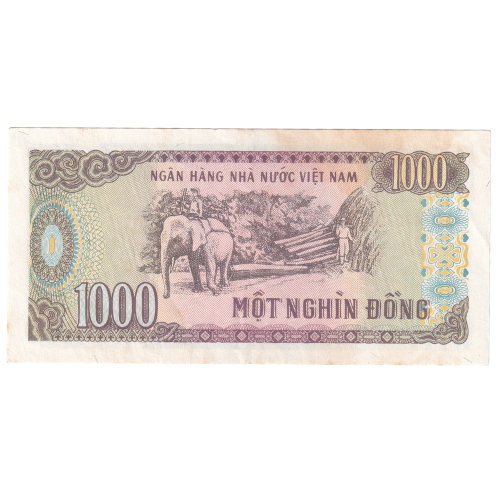 Vietnam 1989 1000 Dong VF EP 4728071 Banknote