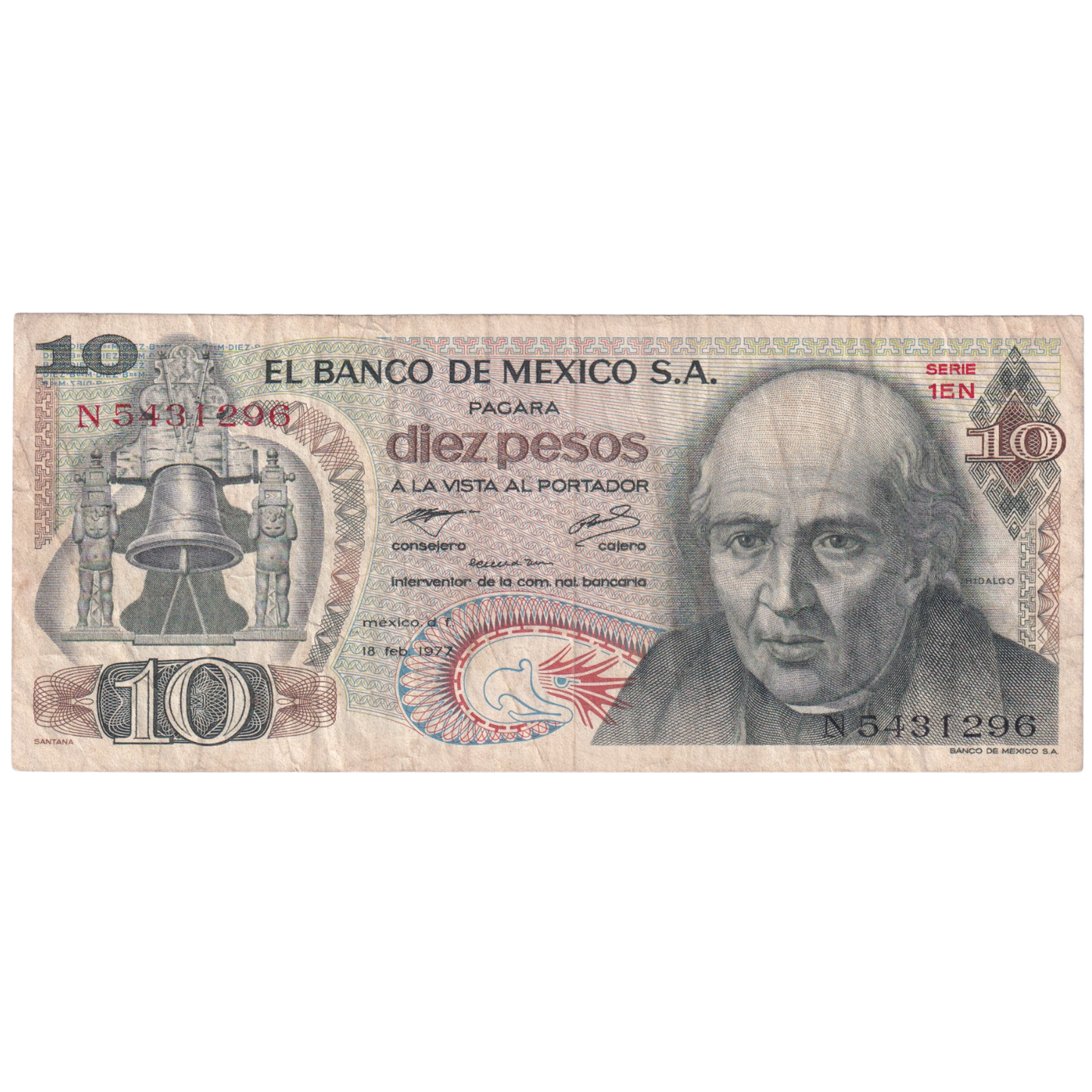 Mexico 1977 10 Pesos N 5431296
