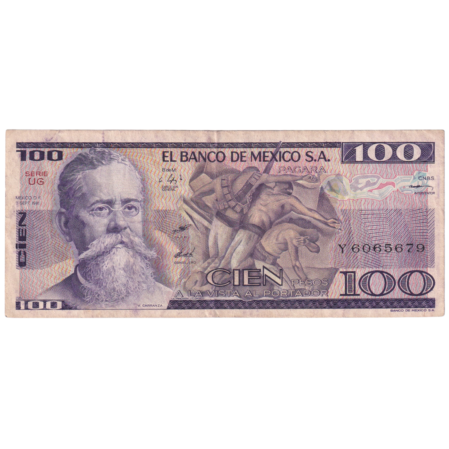 Mexico 1981 100 Pesos Y 6065679