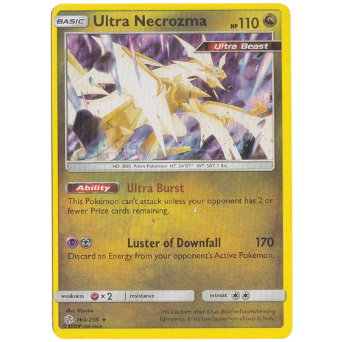 Pokemon Basic Ultra Necrozma Card