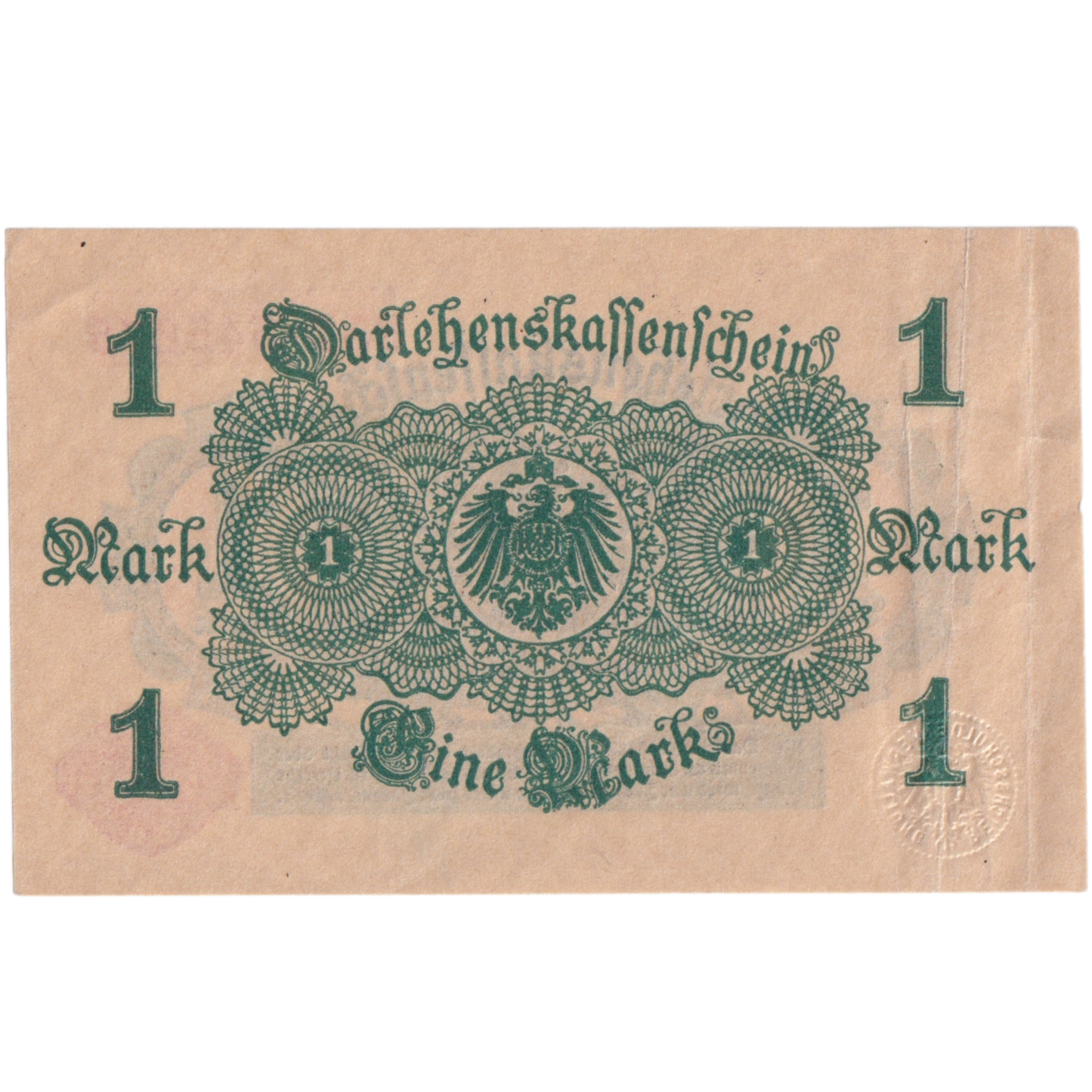 Germany 1914 1 Mark F 831.880197 Banknote