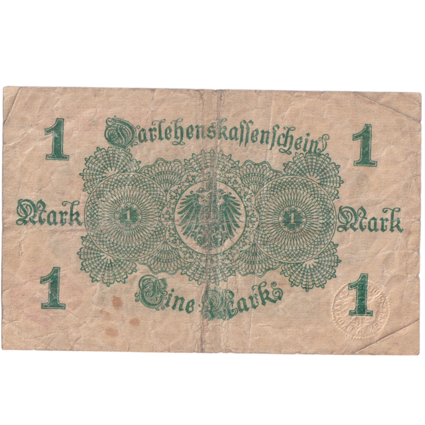 Germany 1914 1 Mark F 831.880197 Banknote