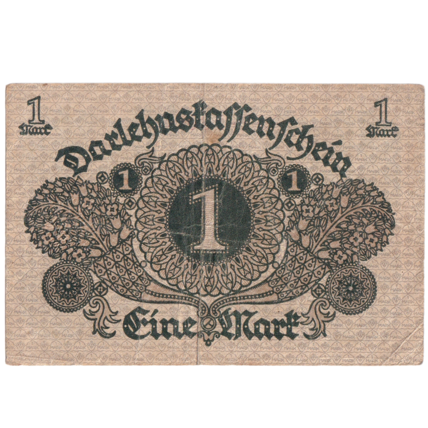 Germany 1920 1 Mark F 437.290661 Banknote