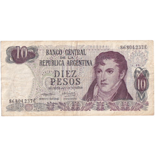 Argentina 1973-1976 10 Pesos 86804237C