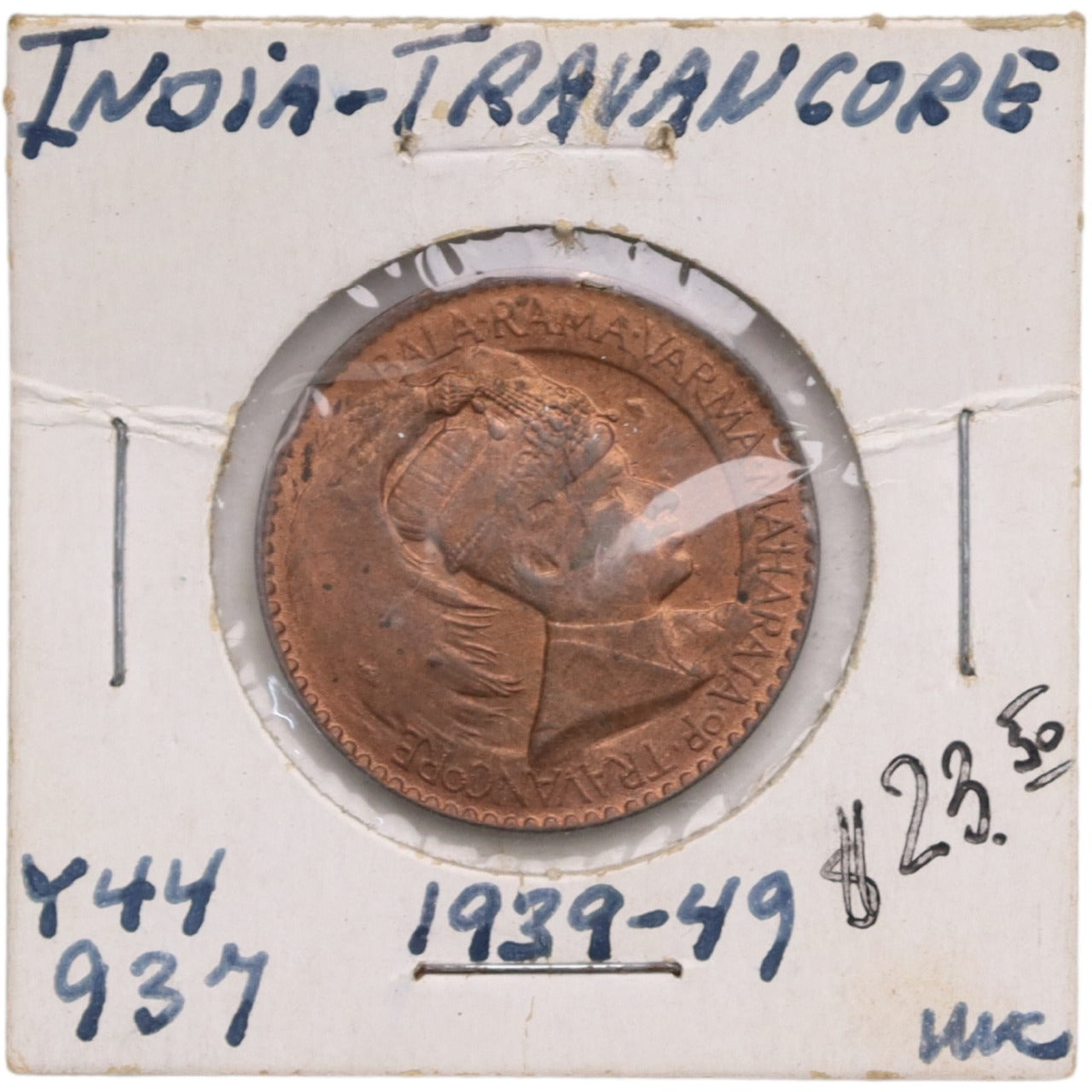 India 1939-1949 Travancore
