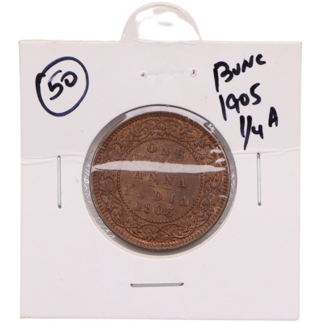 India 1903 One Quarter Anna