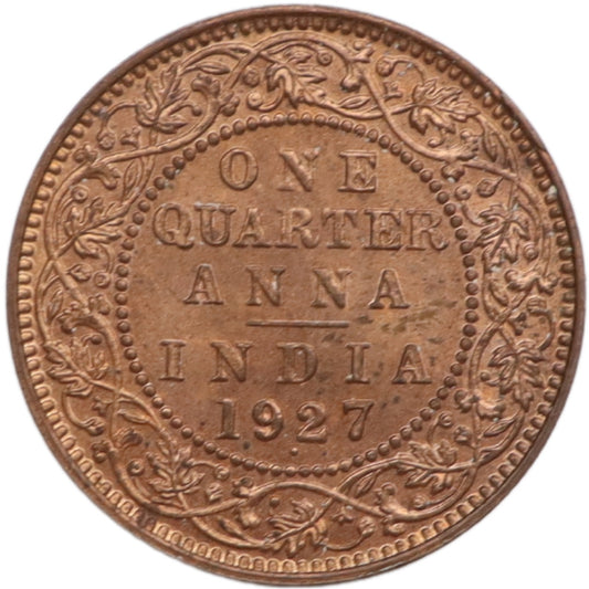 India 1927 One Quarter Anna