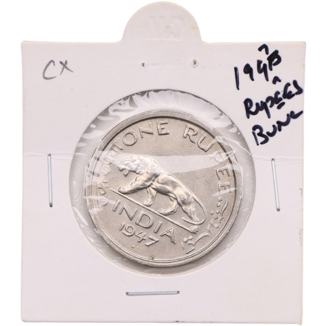 India 1947 One Rupee