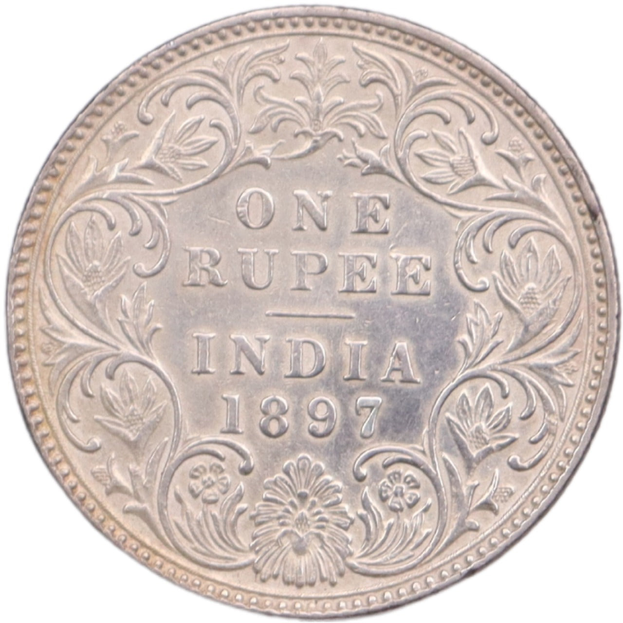 India 1897 One Rupee
