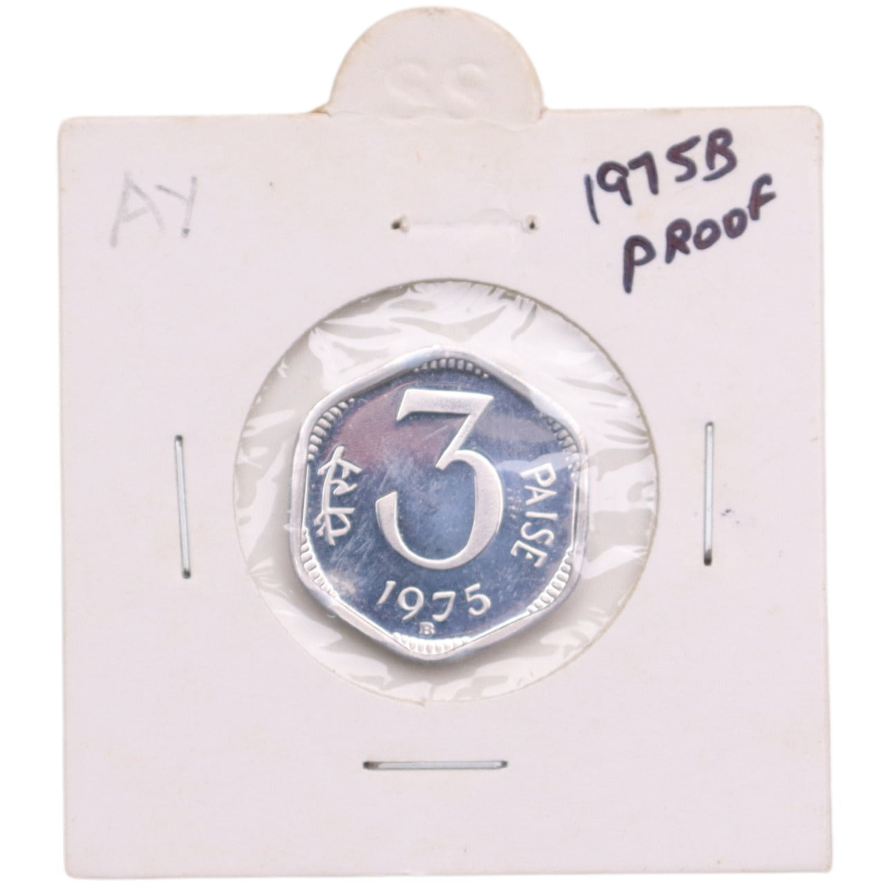 India 1975 Three Paise