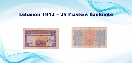Lebanon 1942 – 25 Piasters Banknote